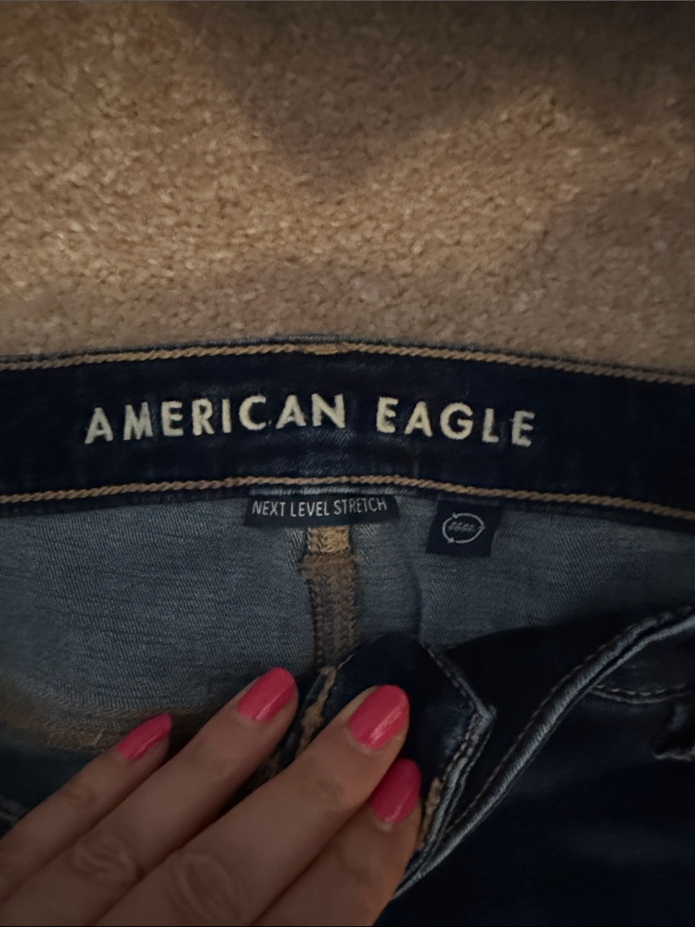 American Eagle Outfitters Men’s Indigo Slim Jeans - Picture 3 of 7
